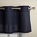 Lorraine Home Fashions, Navy Jackson inch, Valance 58 in x 12