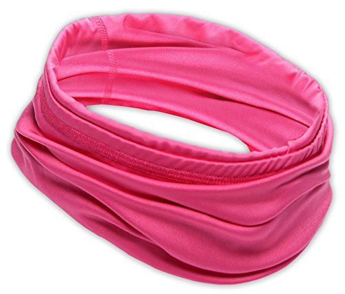 12-in-1 Cooling Headwear - UPF 30 Versatile Outdoors & Daily Headwear - 12 Ways to Wear including Headband, Neck Wrap, Bandana, Face Mask, Helmet Liner. Performance Moisture Wicking Polyester