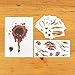 COKOHAPPY 10 Sheets Halloween Bleeding Wound Scar Blood for Party Cosplay Costume Look Real Flash Temporary Tattoo