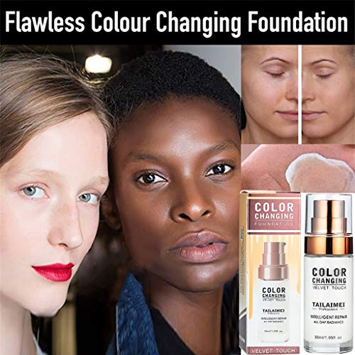 Chenchen Itd Concealer Makeup,Color Changing Foundation Makeup Base Nude Face Liquid Cover Concealer Brighten, Face Powder, Beauty & Personal Care,