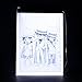 NOPTEG Tracing Light Box, A4 LED Drawing Light Pad 5mm Ultra-thin Art Stencil Board (General Style)