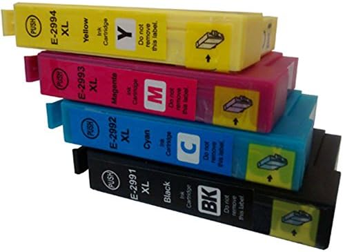 4 CiberDirect HIGH YIELD Compatible Ink Cartridges for use with Epson Expression Home XP-435 Printers. LATEST VERSION CHIPS/CARTRIDGES (September 2017).