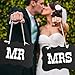 Pixnor MR MRS Chair Bunting Banner Garland Wedding Photo Props Decoration