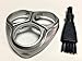 Shaver Razor Head Frame Holder Cover Men's Beard For Philips Norelco HQ9 only fit HQ 9100XL 9140XL HQ 9150XL 9160XL HQ 9161XL 9170XL HQ 9171XL 9195XL HQ 9199XL 9190XL Replacement New Sliver