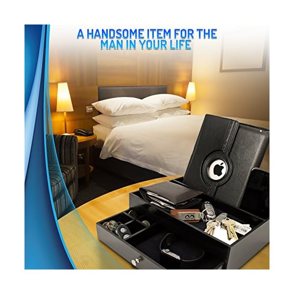 Mens Valet Tray For Men Nightstand Organizer Catch All Edc Tray For Men Keeping Items Organized As A Docking Station Gift Of Space