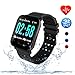 Fitness Tracker Bluetooth Smart Watch with Heart Rate Monitor Call Reminder Activity Trackers Waterproof Step Calorie Counter Pedometer Band Sport Mode for iOS Android Phone Men Women …