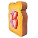 Kiibru Slow Rising Squishies Jumbo Strawberry Toast Scented Bread Squishy Kids Toys