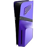 Cover Plates for PS5 Pro Disc Edition Console with Cooling Vents, Side Shell Panels Compatible with Playstation5 Pro Accessories Protective Replacement Faceplate (Purple)