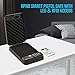 RPNB Gun Safe, California DOJ Certified Gun Safe,Quick-Access Smart Pistol Safe Handgun Security Safe with LED & RFID Quick Access, 11