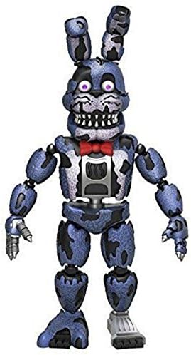 Jagder LED Lightening Movable joints FNAF Five Nights At Freddy's Action Figure Toys Foxy Freddy Chica Model Dolls Kid Toy (Blue)