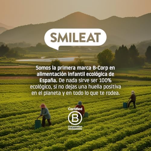 - Saquinho de fruta biológica - Sem sal ou açúcar adicionados, sem glúten - Lanche prático para crianças - Sabor a amêndoa, cacau e leite de morango