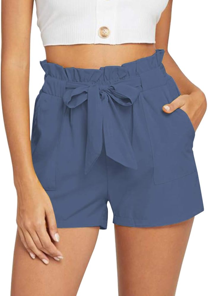 gray paper bag shorts