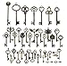 Salomé Idea 42pcs Mixed Vintage Skeleton Keys, 42 Styles Key, Each 1piece (Bronze)