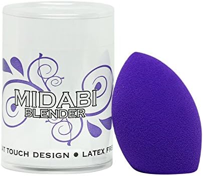 Midabi Beauty Sponge - Latex Free with a Flat Touch Design -For Powder, Cream, or Liquid Makeup