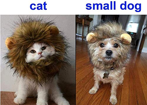 RosyLife Lion Mane Wig for Dog and Cat Costume