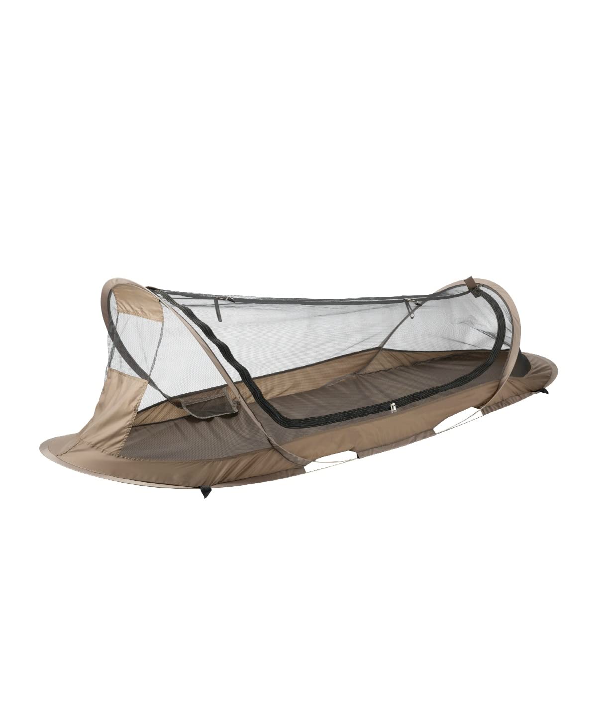 [ビジョンピークス] ポップアップテント 1人用 カヤテント VP160102L11 コヨーテ 約218×68×H65cm 簡単設営 収納バッグ付商品画像