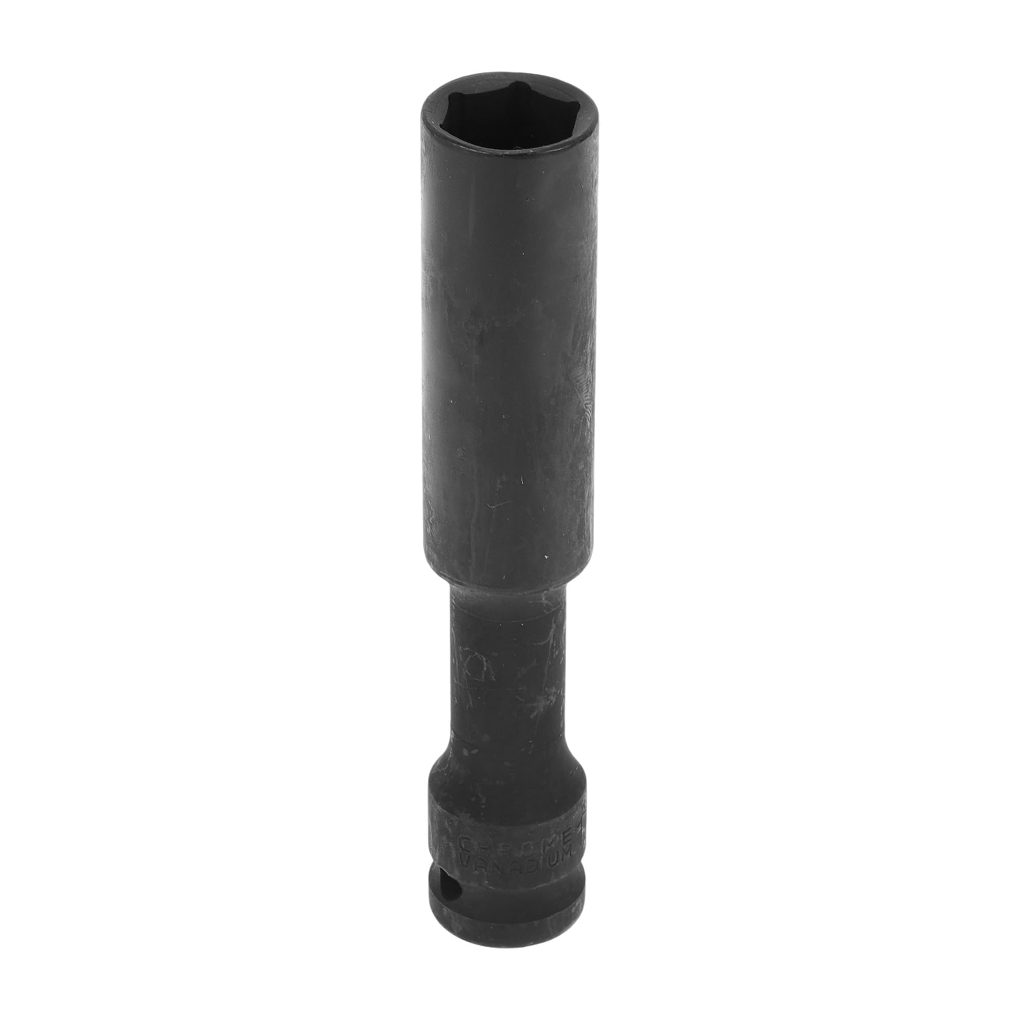 Motoforti Universal Impact Socket Hardware Tool 128mm Durable Alloy Steel Black 1 Pcs 6 Point 17mm for Car Motorcycle Dirtbike Repair 1/2 Inch Drive