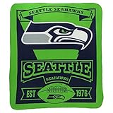 Northwest NFL Marquee Logo Lightweight Fleece Seattle Seahawks Blanket