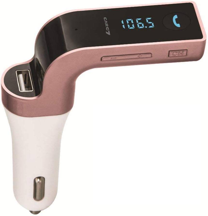 Shamdon Home Collection Bluetooth FM Transmitter Wireless Adapter Car Kit with USB Car Charging