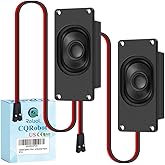 CQRobot Speaker 3 Watt 4 Ohm Compatible with Arduino Motherboard, 2.54mm Dupont Interface. It is Ideal for a Variety of Small