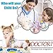 Skoolzy Toy Doctor Kit for Kids Hospital Pretend Play Set - Toddler Toys for 3 4 5 Year Old Boys and Girls - Montessori Dramatic Play Dr Dress Up Games Sounds & Lights Stethoscope