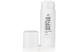 HUSTLE BUTTER DELUXE Hustle Butter Tattoo Aftercare - Portable Balm Stick - On The Go Tattoo Aftercare - Naturally Derived Vegan Cruelty Free - Mess Free - 1.6 oz
