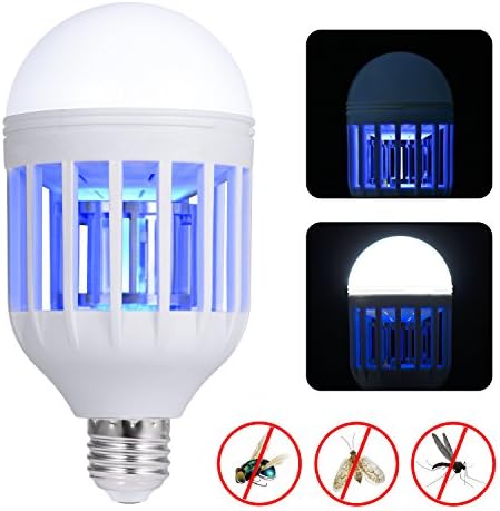 Ucharm Bug Zapper Outdoor/Indoor, 110V Mosquito Zapper for E26/E27 Base,Insect Killer Lamp for Home, Porch Patio,
