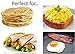 Maxi Nature Crepe Pan - Flat Non-Stick Pan - Even Heat Distribution - For Crepes, Pancakes, Omelettes, Tortillas & More - 10 Inch, 25 cm