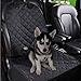 Pedy Luxury Pet Seat Cover for Cars, Dog Car Seat Cover with Anchors, Trucks, and Suv's - Black, Hammock Convertible