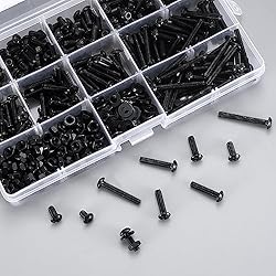 Metric Nuts and Bolts Assortment Kit, 520 Pcs M4