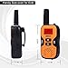 UOKOO Kids Walkie Talkies, 22 Channel FRS/GMRS 2 Way Radio 2 miles (up to 3.7 Miles) UHF Handheld Walkie Talkies for Kids (1 Pair) Orange