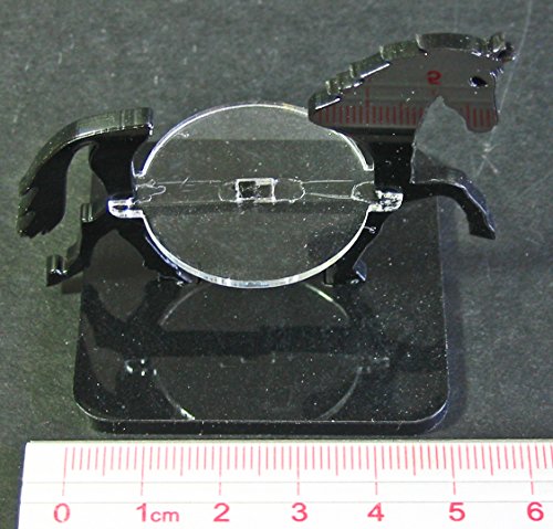 Warhorse, Character Mount Marker, Black, 2x2 inch Base (1)