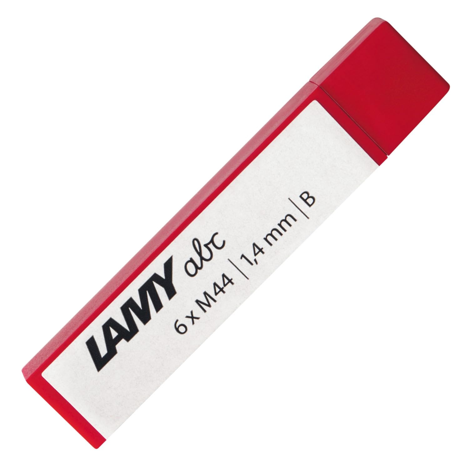 Lamy M44 pencil leads in grey (6 pcs.) - Original replacement leads for the abc pencil - in lead hardness B & line width 1.4 mm