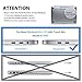LENTION Screen Protector for 2016-2019 MacBook Pro (15-inch, with Thunderbolt 3 Ports), Model A1707/A1990, with Touch Bar, HD Clear Protective Film with Hydrophobic Oleophobic Coating