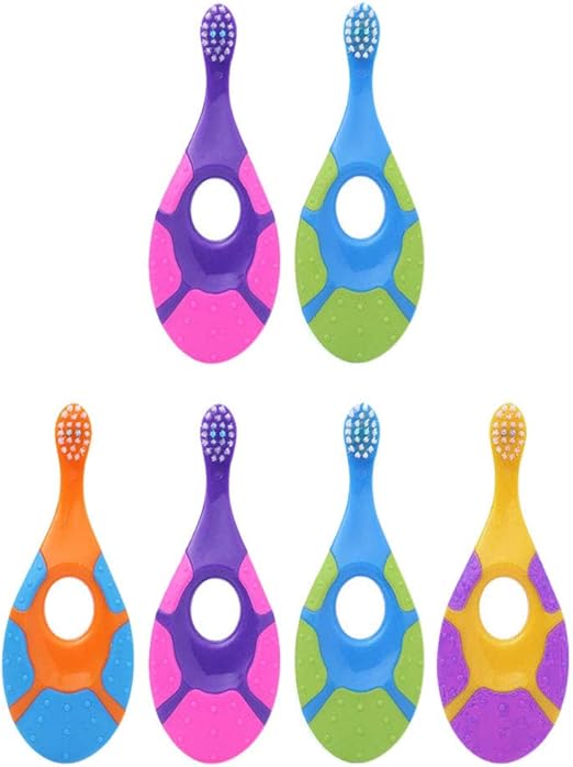 Baby Toothbrush Step 1 with Teething Ring, 03 Years, Extra Soft