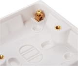 Merriway BH02625 Moulded Surface Pattress Box 1 Gang Single Light Switch 16mm view 3