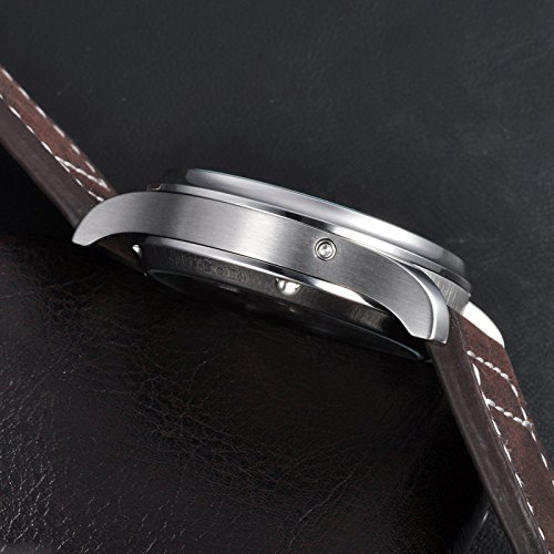 Fanmis Luxury White Dial Seagull Power Reserve Chronometer Automatic Mechanical Watch