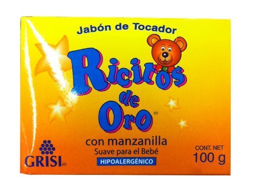 Grisi Ricitos De Oro Hypoallergenic Sensitive Baby Soap, 3.5 Ounce