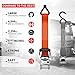 FORTEM Ratchet Tie Down Straps, Heavy Duty, 4X 15ft Securing Straps, 4X Soft Loops 4500lb Break Strength, Rubber Coated Metal Handles, Metal Hooks, Carrying Case