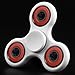 Elec3 Fidget Spinner Tri-Hand Spinner with Premier Ceramic Bearing & Fidget Toy for Relieving ADHD, Anxiety, Boredom and Adult Children (White and Red)