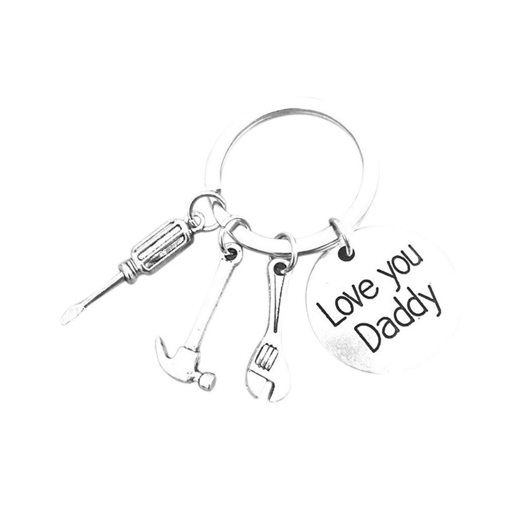 love you daddy keyring