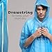 ViperGear Rain Poncho for Adults (6 Pack) - PEVA Tear Resistant Ponchos - Drawstring Hood - Disposable Emergency Rain Poncho