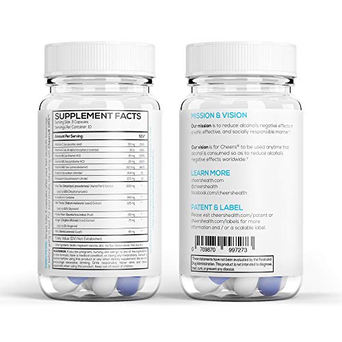 Cheers (Formerly Thrive+) Hangover Cure with Dihydromyricetin (DHM