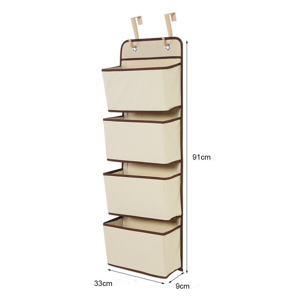 bolsa de almacenamiento organizador de guardería JSLHOME 4 bolsillos