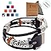 Smatiful Fancy Bands (Small Mediume Large XL are All Ok) with Stainless Steel Clasp and Gunmetal Parts for Women, Adjustable Replacement Leather Watch Band for Fitbit Versa 1,2 & Lite, Classic Black