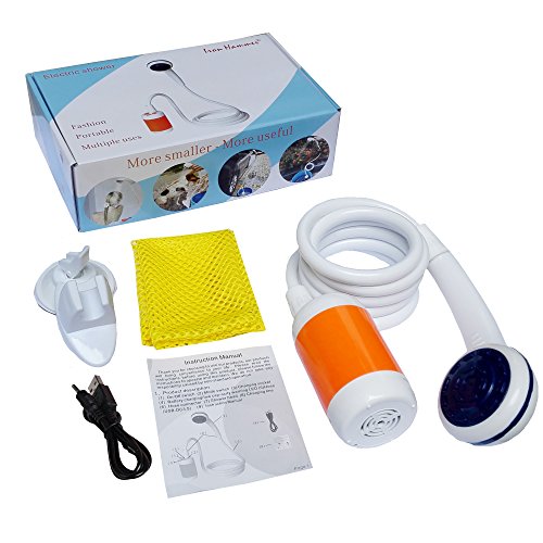 Iron Hammer Portable Shower Camp Shower Rechargeable Shower high Capacity 4800mAh Camping Shower pet Shower Model:ES01