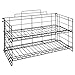 Countertop Shelf Rack Rectangular Black Wire- 20