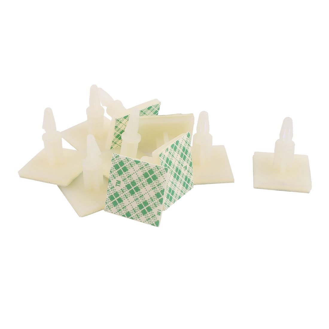 sourcingmap 10 Pcs Sticky Reverse Mount Insulated PCB Spacer 12.9mm Supporting Height