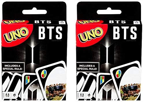 2-10 Players UNO BTS Themed Card Game Ages 7Y+ (2 pack)