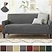 Home Fashion Designs 1-Piece Spandex Slipcover Dawson Collection. (Sofa, Grey)